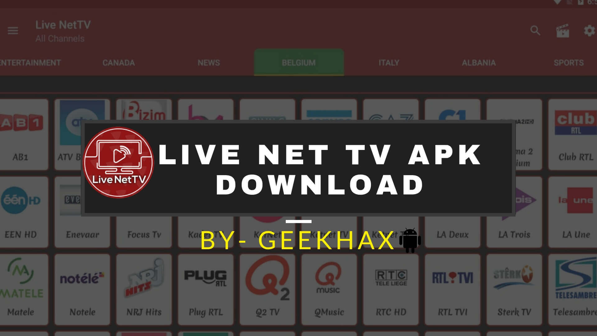 Download live tv net for android pc